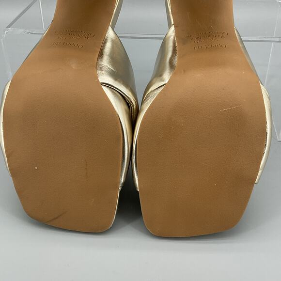 NEW Open Edit Women’s Kaia Knot Sandals Gold Size 7.5M - Picture 10 of 10